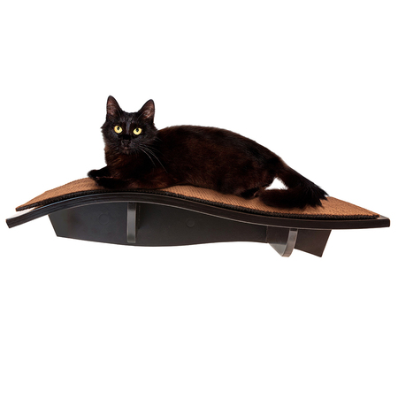 ARF PETS Wall-Mounted Wooden Cat Perch Shelf APCTPRCH